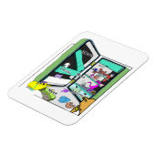 Yum-yum kitty cat magneet (Linkerzijde)