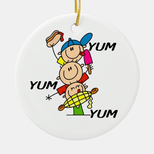 Yum Yum Summer Keramisch Ornament (Voorkant)