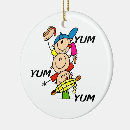 Yum Yum Summer Keramisch Ornament (Links)