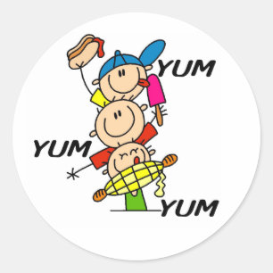 Yum Yum Summer Ronde Sticker