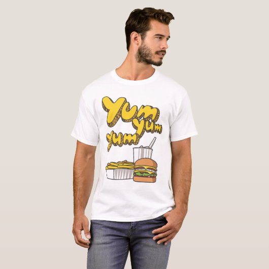 Yum Yum Yum T-shirt (Voorkant volledig)