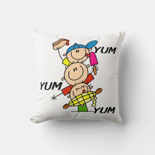 Yum Yum Zomer Kussen (Voorkant)