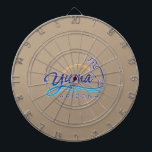 Yuma, Arizona Dartbord<br><div class="desc">Yuma (Cocopah: Yuum) is een stad in en de provinciezetel[4] van Yuma County,  Arizona,  Verenigde Staten. Het ligt in de zuidwestelijke hoek van de staat,  en de bevolking van de stad was 93.064 op de volkstelling van 2010,  vergeleken met de volkstelling van 77.515 in 2000</div>