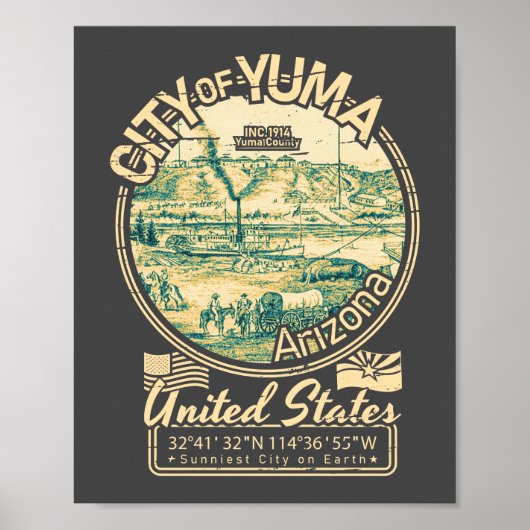 YUMA ARIZONA - FORT YUMA -  ARMIE POSTER (Voorkant)