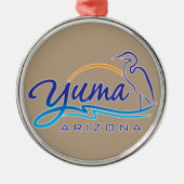 Yuma, Arizona Metalen Ornament (Voorkant)