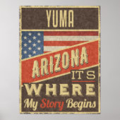 Yuma Arizona Poster (Voorkant)