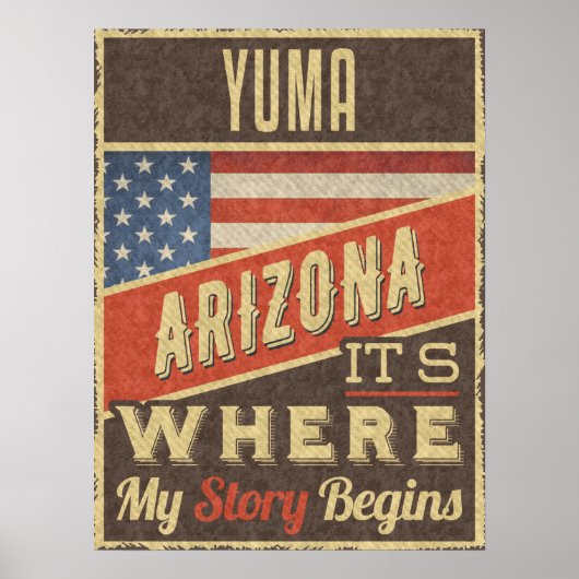 Yuma Arizona Poster (Voorkant)