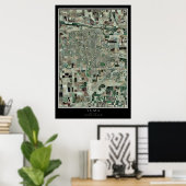 Yuma Arizona Satellite Poster Map (Thuiskantoor)