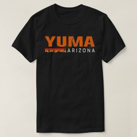 Yuma Arizona Souvenir Desert Vibes Desert Cactus A T-shirt (Design voorkant)