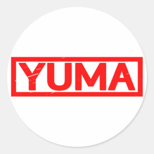 Yuma Stamp Ronde Sticker