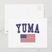 Yuma US Flag Briefkaart (Voorkant / Achterkant)