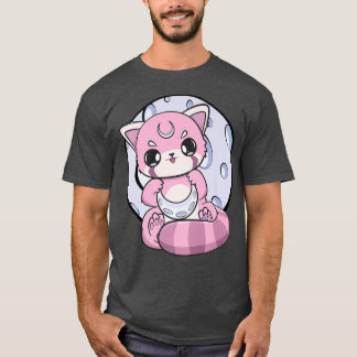 Yume Kawaii Red Panda Moon Fairy Kei Harajuku Nugo T-shirt