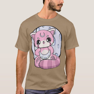 Yume Kawaii Red Panda Moon Fairy Kei Harajuku Nugo T-shirt