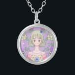 Yume no Hana floral Zilver Vergulden Ketting<br><div class="desc">Yume no Hana betekent ‘Flower of the Dream’, een zacht emotioneel collectie dat voortkomt uit rustige momenten van reflectie: van notitieboeken, tot telefoonhoesjes, tot draagtassen en theekopjes, kettingen en andere mooie producten, elk stuk fluistert onuitgesproken gevoelens door zachte kleuren en delicate kunst. Dit collectie is ideaal voor mensen die schoonheid...</div>