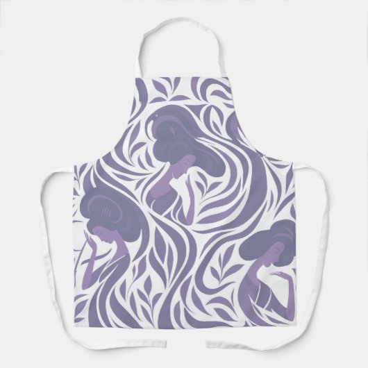 Yumeji Hirado Woman Apron – Taisho Romance Design Schort (Voorkant)