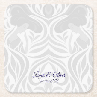 Yumeji Hirado Woman Art Coaster Kartonnen Onderzetters