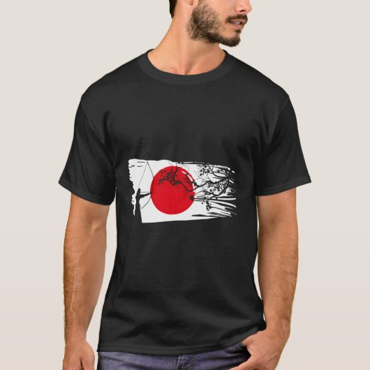 Yumi Bow Kyudo Japans Boogschieten T-shirt (Voorkant)