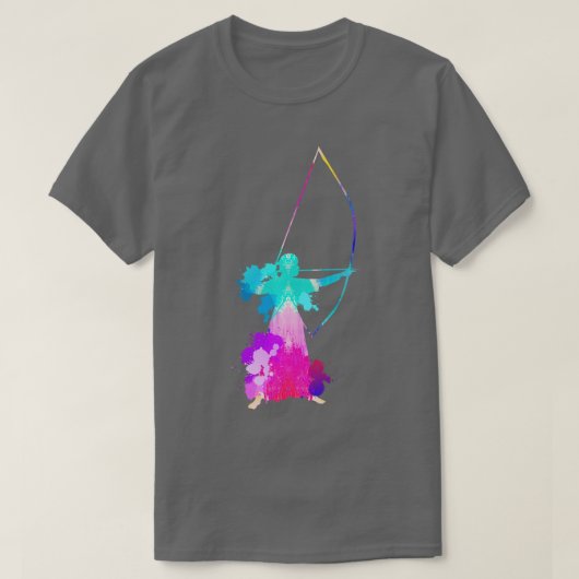 Yumi Bow Silhouette Kyudo T-shirt (Design voorkant)