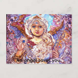 Yumi sugai angels, An engel redt je. Briefkaart