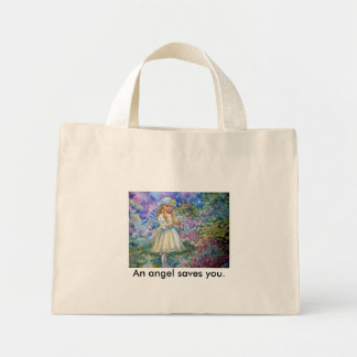 Yumi sugai angels, An engel redt je. Mini Tote Bag