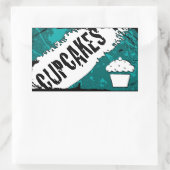 yummie kruimels rechthoekige sticker (Tas)