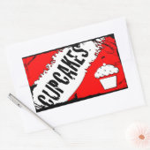 yummie kruimels rechthoekige sticker (Envelop)