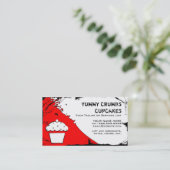 yummie kruimels visitekaartje (Staand voorkant)