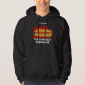 Yummiest Submarine Hoagie Sub Sandwich Pun Food Hoodie (Voorkant)