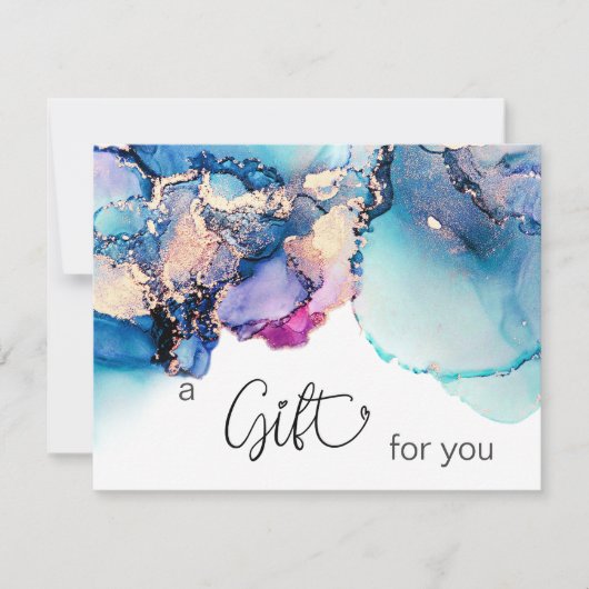 *~* Yummy AP29 Abstracte Turquoise Blauwgroen. Vet (Voorkant)