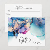 *~* Yummy AP29 Abstracte Turquoise Blauwgroen. Vet (Voorkant / Achterkant)