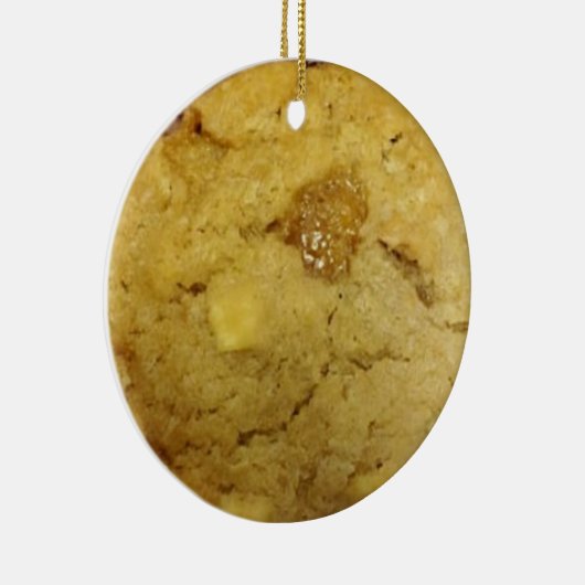 Yummy Apple Caramel Cookie Kerstmis Keramisch Ornament (Rechts)