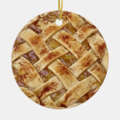 Yummy Apple Pie met kerstmis Keramisch Ornament (Voorkant)