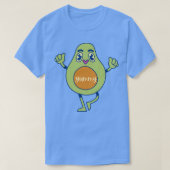 Yummy Avocado T-shirt (Design voorkant)