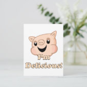 Yummy Bacon Briefkaart (Staand voorkant)