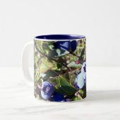 Yummy Blueberries Tweekleurige Koffiemok (Voorkant links)
