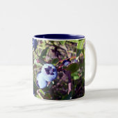 Yummy Blueberries Tweekleurige Koffiemok (Voorkant rechts)