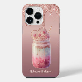 Yummy Boba Bubble Milk Tea Dessert iPhone 14 Pro Max Hoesje