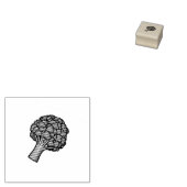 Yummy Broccoli Rubberstempel (Gestempeld)