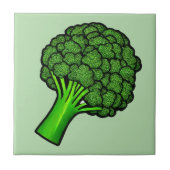 Yummy Broccoli Tegeltje (Voorkant)