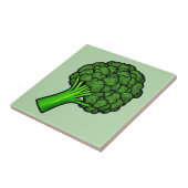 Yummy Broccoli Tegeltje (Zijkant)