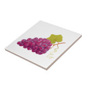 Yummy Bunch of Red Grapes Tegeltje (Zijkant)