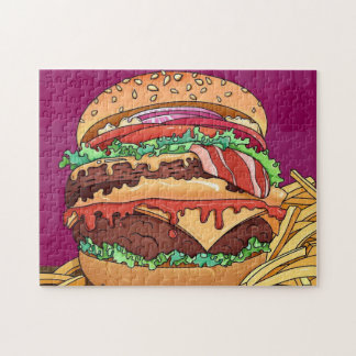 Yummy Burger Legpuzzel