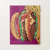 Yummy Burger Legpuzzel (Verticaal)