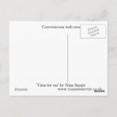 Yummy cake briefkaart (Achterkant)