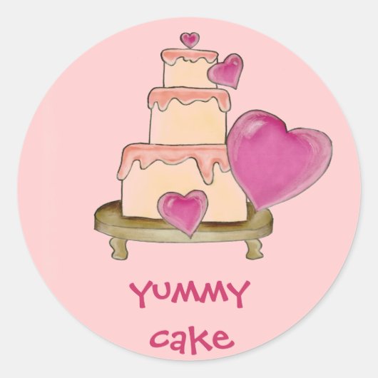 Yummy Cake Stickers (Voorkant)