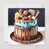 Yummy Candy Chocolade Cake Persoonlijk (Voorkant)
