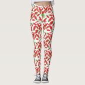 Yummy Carrot wortelt Food Leggings (Voorkant)