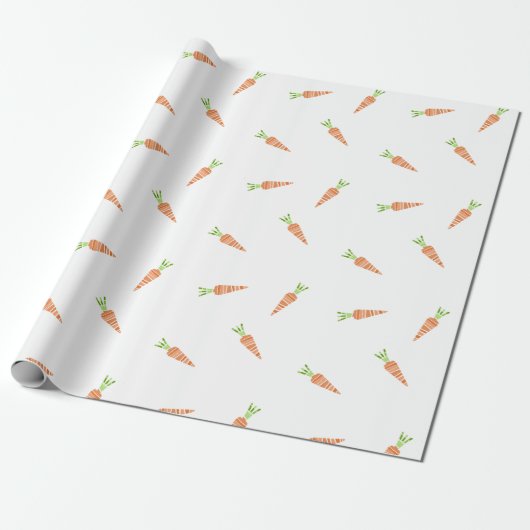 Yummy Carrots paaspapier Cadeaupapier (Uitgerold)