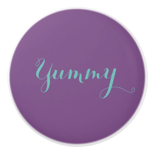 Yummy Ceramic Knob. Keramische Knop (Voorkant)