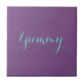 Yummy Ceramic Tile Tegeltje (Voorkant)